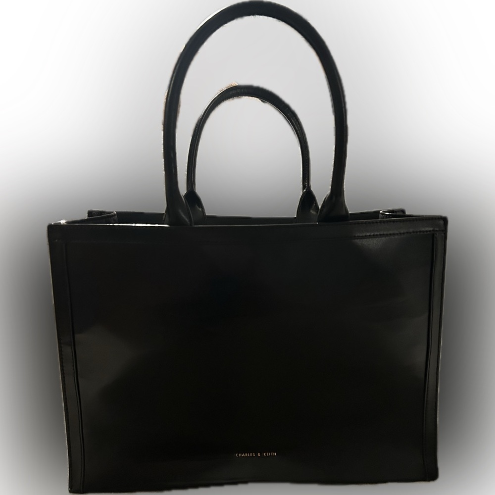 Charles & Keith XL Black Tote